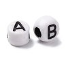 Opaque Acrylic Beads OACR-M020-01C-2