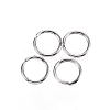 Tarnish Resistant 304 Stainless Steel Open Jump Rings STAS-E147-36P-1