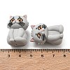British Shorthair Cat Shape Food Grade Silicone Focal Beads SL-CBAAE23-04-3