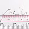 Platinum Color Brass Hook Ear Wire X-J0JQN062-3