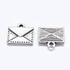 Tibetan Style Alloy Mail Charms PALLOY-EA10712Y-AS-NF-1
