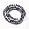 Natural Larvikite Beads Strands GSR4mmC128-3