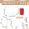 2Pcs Desktop Acrylic Vinyl Record Storage Holder Rack ODIS-FG0002-11-2