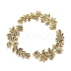 Tibetan Style Alloy Olive Branch Links connectors PALLOY-J082-04AG-2