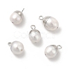 Natural Pearl Pendants PEAR-P004-45P-1