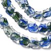 Inner Flower Handmade Lampwork Beads Strands LA-CBA3F7A-01D-2