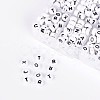 1 Box Letter Acrylic Beads SACR-X0013-B-2