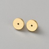 Brass Ear Nuts KK-WH0816-032G-1