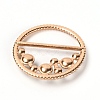 Alloy Resin Imitation Pearl Buckles JEWB-WH0014-07E-2