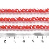 Electroplate Opaque Glass Beads Strands EGLA-A035-P4mm-A03-4