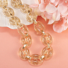 Handmade Transparent Acrylic Coffee Bean Chains CHAC-CJ0001-02-6