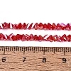 Electroplate Opaque Glass Beads Strands LS-EGLA-Q139-01A-C10-4