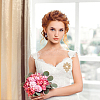 Teardrop Shape Alloy Rhinestone Appliques FIND-FG0002-19A-6