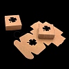 30Pcs Eco-Friendly Square Folding Kraft Paper Gift Box CON-CJ0001-16-2