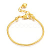 Brass European Style Bracelet Making MAK-R011-03G-1