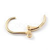 Brass Leverback Earring Findings X-KK-O131-09G-3
