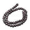Handmade Millefiori Glass Bead Strands LAMP-J035-8mm-19-3