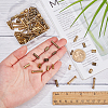 100pcs 10 styles Tibetan Style Alloy Beads TIBEB-WR0001-05-3