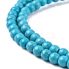 Synthetic Turquoise Beads Strands TURQ-G106-4mm-02F-2
