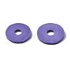 Flat Round Handmade Polymer Clay Beads CLAY-R067-12mm-03-6