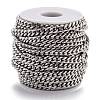 Tarnish Resistant 304 Stainless Steel Cuban Link Chain STAS-B019-02A-P-3