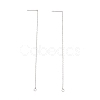 Non-Tarnish 304 Stainless Steel Stud Earring Finding X-STAS-E161-06P-1