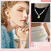 100Pcs Baby Shower Ornaments Acrylic Baby Feet Pendants MACR-YW0004-07-6