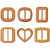 6Pcs 6 Styles Plastic Buckles DIY-GF0013-13-1