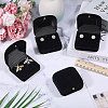Flocking Earring Storage Boxes CON-WH0086-189-5