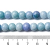 Ombre Effect Dyed Glass Beads Strands X-GLAA-T031-01O-02-5