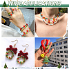 16 Strands 16 Style Christmas Theme Transparent Electroplate Glass Beads Strands EGLA-TA0001-25-8