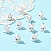 10Pcs Opaque Resin Pendants RESI-YW0004-51-4