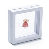Square Transparent PE Thin Film Suspension Jewelry Display Box CON-D009-01B-05-1