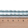 Electroplate Glass Beads Strands EGLA-Q128-13G-4