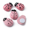 Spray Painted Wood Cabochons WOOD-WH0024-119D-2