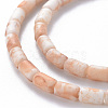 Opaque Baking Painted Crackle Glass Beads Strands FGLA-T004-01E-3