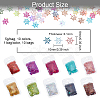 10 Bags 10 Colors PVC Nail Art Glitter Sequins MRMJ-OC0003-50-2