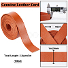 2M Flat Leather Cord LC-WH0007-07C-03-2