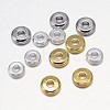 Flat Round Brass Spacer Beads KK-L106A-01-1