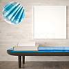 2Pcs 2 Style Gradient Summer Ocean Beach Burlap Table Runner AJEW-DR0001-17-7