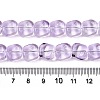 Electroplate Glass Beads Strands EGLA-N012-07H-4