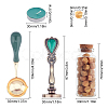 Wax Seal Stamp Set TOOL-WH0019-82D-2