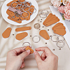 DIY Leather Keychain Making Kits DIY-OC0013-49-3