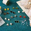 20Pcs 10 Style Alloy Enamel Stud Earring Findings FIND-EL0001-03-5