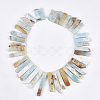 Natural Flower Amazonite Beads Strands G-S355-18-3