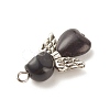Halloween Dyed Synthetic Turquoise Pendants PALLOY-JF01598-5