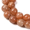 Round Natural Sunstone Beads Strands G-F222-33-10mm-01-4