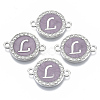 Alloy Enamel Links Connectors ENAM-TAC0003-01S-01L-1