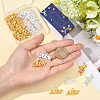 40Pcs 2 Colors Alloy Pendants FIND-SC0020-50-4