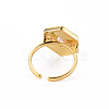 Brass Micro Pave Clear Cubic Zirconia Cuff Rings RJEW-S045-084A-NR-3